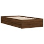 Giroletto Cassetti Rovere Marrone 90x190 cm Legno Multistrato