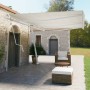 Set Pali per Tenda da Sole Bianco 600x245 cm Ferro