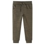 Pantaloni Tuta per Bambini Cachi Scuro Mélange 92