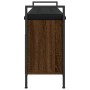 Panca Porta Scarpe Rovere Marrone 105,5x32x57,5 cm