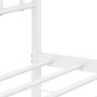 Giroletto con Testiera Metallo Bianco 75x190 cm