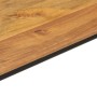 Tavolo Consolle 110x40x76 cm in Legno Massello di Mango e Ferro