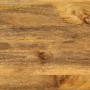 Tavolo Consolle 110x40x76 cm in Legno Massello di Mango e Ferro