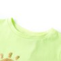 Maglietta per Bambini Giallo Neon 104