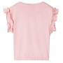 Maglietta da Bambina Rosa Chiaro 140