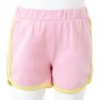 Pantaloncini da Bambina con Bordi Rosa Brillante 128