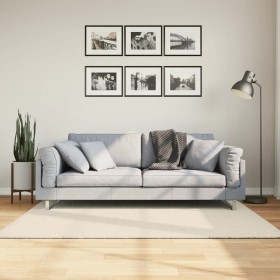 Tappeto a Pelo Lucido Lungo ISTAN Effetto Crema 120x170 cm