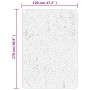 Tappeto a Pelo Lucido Lungo ISTAN Effetto Crema 120x170 cm