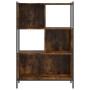 Libreria Rovere Fumo 72x28x109 cm in Legno Multistrato