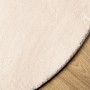 Tappeto a Pelo Corto HUARTE Morbido e Lavabile Beige Ø 200 cm