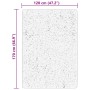 Tappeto a Pelo Corto HUARTE Morbido e Lavabile Crema 120x170 cm