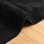 Tappeto a Pelo Corto HUARTE Morbido e Lavabile Nero 240x240cm
