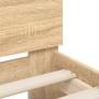 Giroletto con Testiera Rovere Sonoma 90x200cm Legno Multistrato