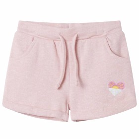 Pantaloncini per Bambini con Coulisse Rosa Chiaro Misto 104