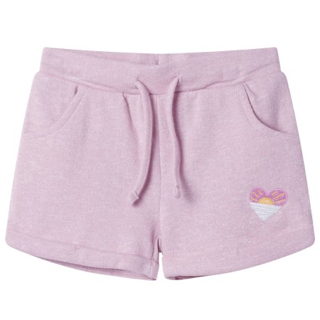 Pantaloncini per Bambini con Coulisse Lilla Misto 140