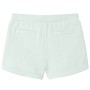 Pantaloncini per Bambini con Coulisse Menta Chiaro Misto 140