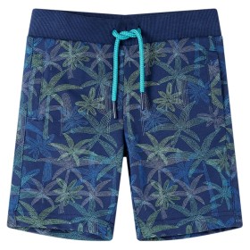 Pantaloncini per Bambini con Coulisse Blu Marino 128