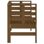 Panca da Giardino Miele 111,5x53x71 cm Legno Massello di Pino