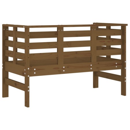 Panca da Giardino Miele 111,5x53x71 cm Legno Massello di Pino