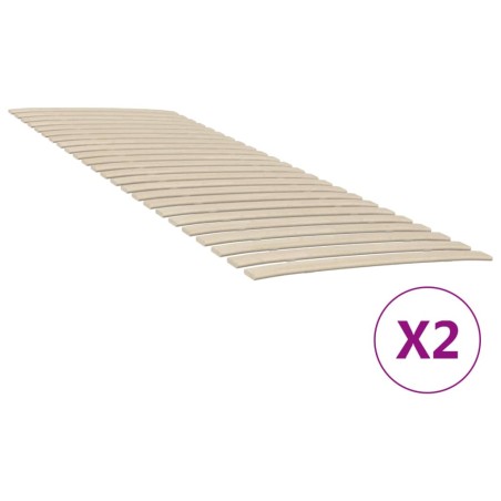 Reti a Doghe con 48 Doghe 2 pz 80x200 cm