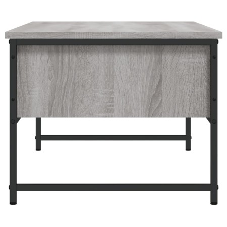 Tavolino Salotto Grigio Sonoma 101x49x39,5 cm Legno Multistrato