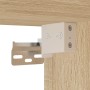 Mobili TV a Muro con LED 7pz Rovere Sonoma Legno Multistrato