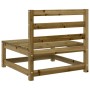 Divano da Giardino Senza Braccioli 70x70x67 cm Pino Impregnato