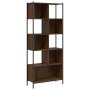 Libreria Rovere Marrone 72x28x172 cm in Legno Multistrato