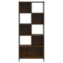 Libreria Rovere Marrone 72x28x172 cm in Legno Multistrato