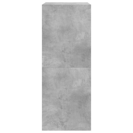 Scarpiera 2 Cassetti Ribaltabili Grigio Cemento 60x42x108 cm