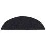 Tappetini Autoadesivi per Scale 15 pz 56x17x3 cm Nero