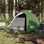 Tenda da Campeggio a Cupola per 3 Persone Verde Impermeabile