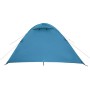 Tenda da Campeggio a Cupola per 4 Persone Blu Impermeabile