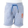 Pantaloncini per Bambini con Coulisse Blu Mélange 128