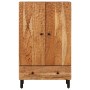 Credenza 60x33x100 cm in Legno Massello di Acacia