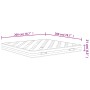 Materasso a Molle Bonnel Medio 200x200 cm King Size