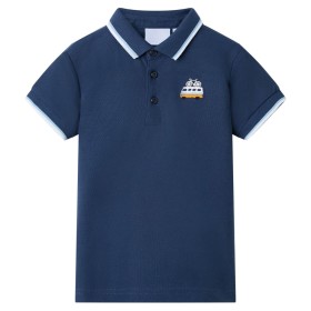 Polo da Bambino Blu Scuro 104