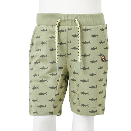 Pantaloncini per Bambini con Coulisse Cachi Chiaro 140