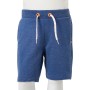 Pantaloncini per Bambini con Coulisse Blu Scuro Mélange 140