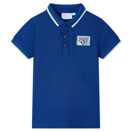 Polo da Bambino Blu Scuro 140