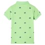 Polo da Bambino Verde Neon 104