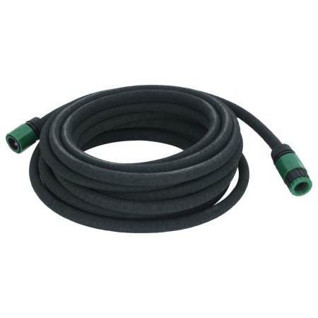 Tubo di Irrigazione da Giardino Nero 0,6" 10 m in Gomma