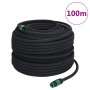 Tubo di Irrigazione da Giardino Nero 0,6" 100 m in Gomma