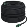 Tubo di Irrigazione da Giardino Nero 0,6" 100 m in Gomma