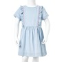 Abito da Bambina con Volant Blu Tenue 116