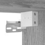 Mobile a Muro con Ante in Vetro Grigio Sonoma 68,5x37x35 cm