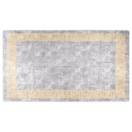 Tappeto Lavabile 190x300 cm Grigio Antiscivolo