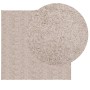 Tappeto Shaggy PAMPLONA a Pelo Lungo Moderno Beige 240x240 cm