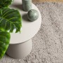 Tappeto Shaggy PAMPLONA a Pelo Lungo Moderno Beige 240x240 cm