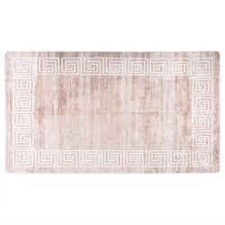 Tappeto Lavabile 190x300 cm Beige Antiscivolo